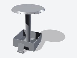 3D preview of the Single keychain spinner