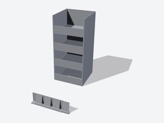 3D preview of the Stacking tray tower
