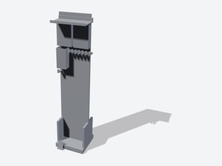3D preview of the Standing panel display