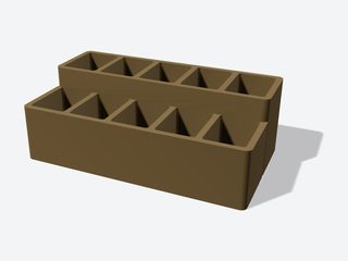 3D preview of the Pistol magazine holder, 10