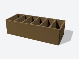 3D preview of the Rifle magazine holder, 6
