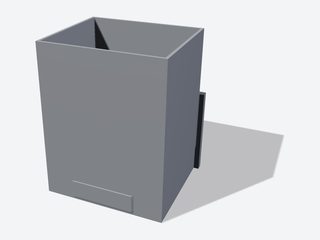3D preview of the Tall bin (sprays, markers)