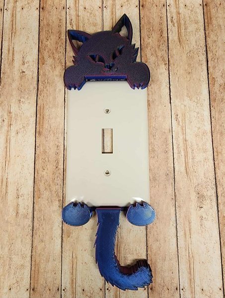 Cat Light Switch Decoration, designed by MKNielsen10