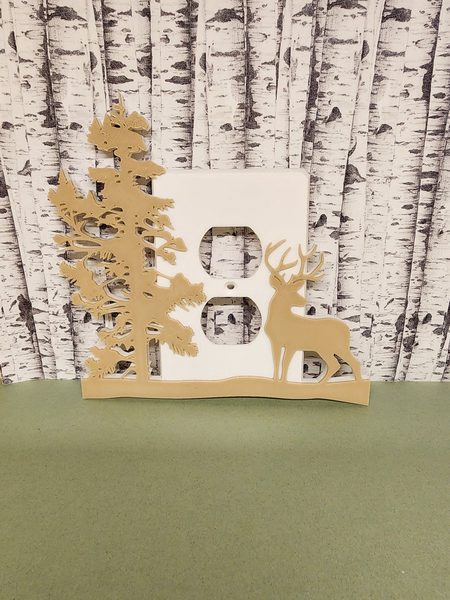 Deer Outlet Cover, designed by AustynWilliam