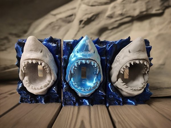 Shark Light Switch Cover