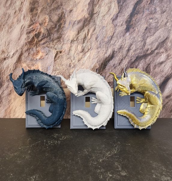 Dragon Light Switch Cover